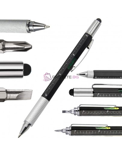 Химикал отвертка инструмент 6в1 ролетка нивелир щипка